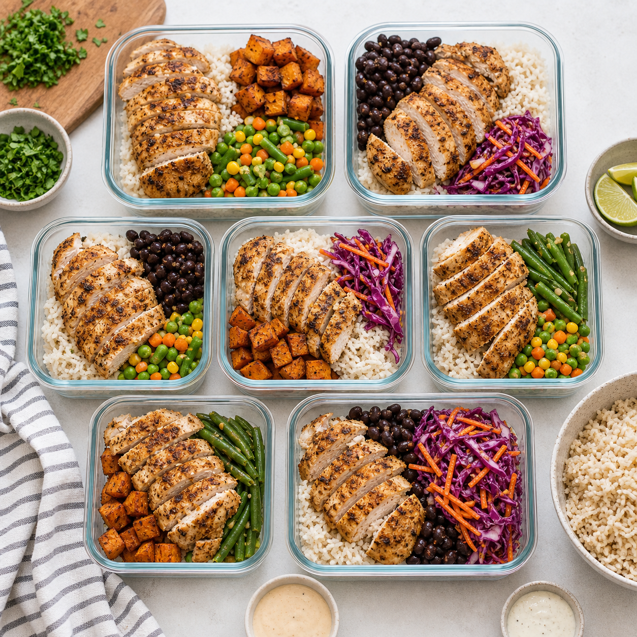 Budget High-Protein Air Fryer Chicken Meal Prep Plan