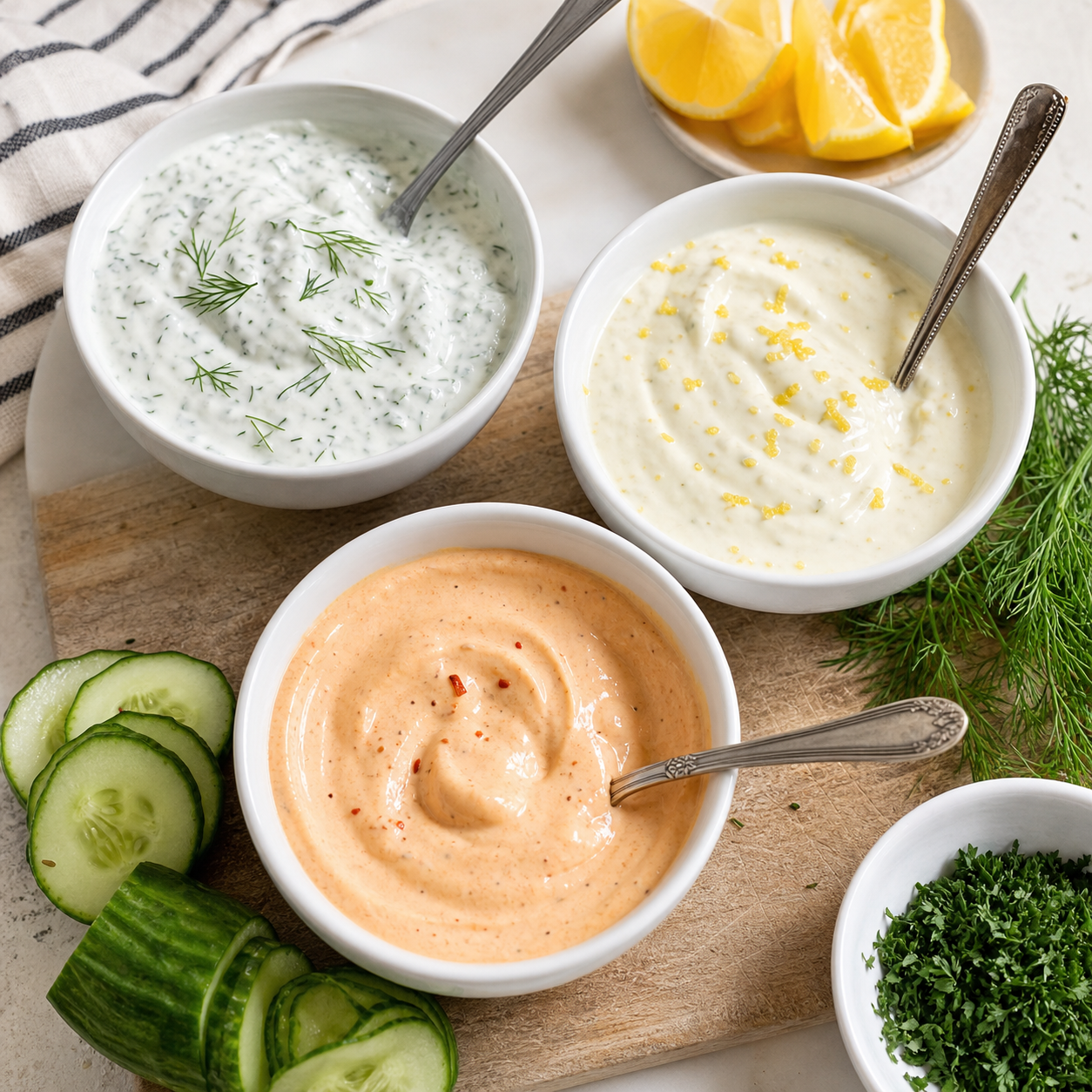 Greek Yogurt Caesar Sauce